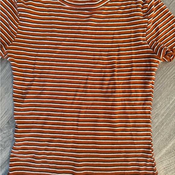 Striped Orange Bodysuit - Picture 2 of 5